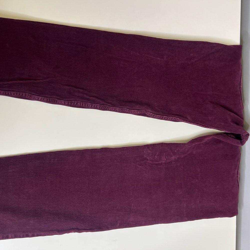 Men's Purple Levi 502 Corduroy Pants 29” Inseam - Size 32 - Picture 7 of 10